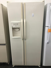 Load image into Gallery viewer, GE Bisque Side by Side Refrigerator - 7827
