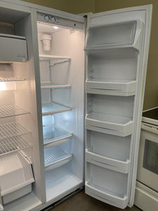 GE White Side by Side Refrigerator - 2434