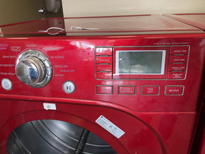 LG Red Front Load Washer and Gas Dryer Set - 1043 - 7195