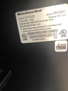 KitchenAid Stainless Compact Refrigerator - 3833