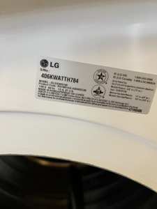 LG Front Load Washer and Gas Dryer Set - 3478 - 3476