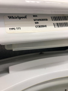Whirlpool Washer and Electric Dryer Set -7166-7834