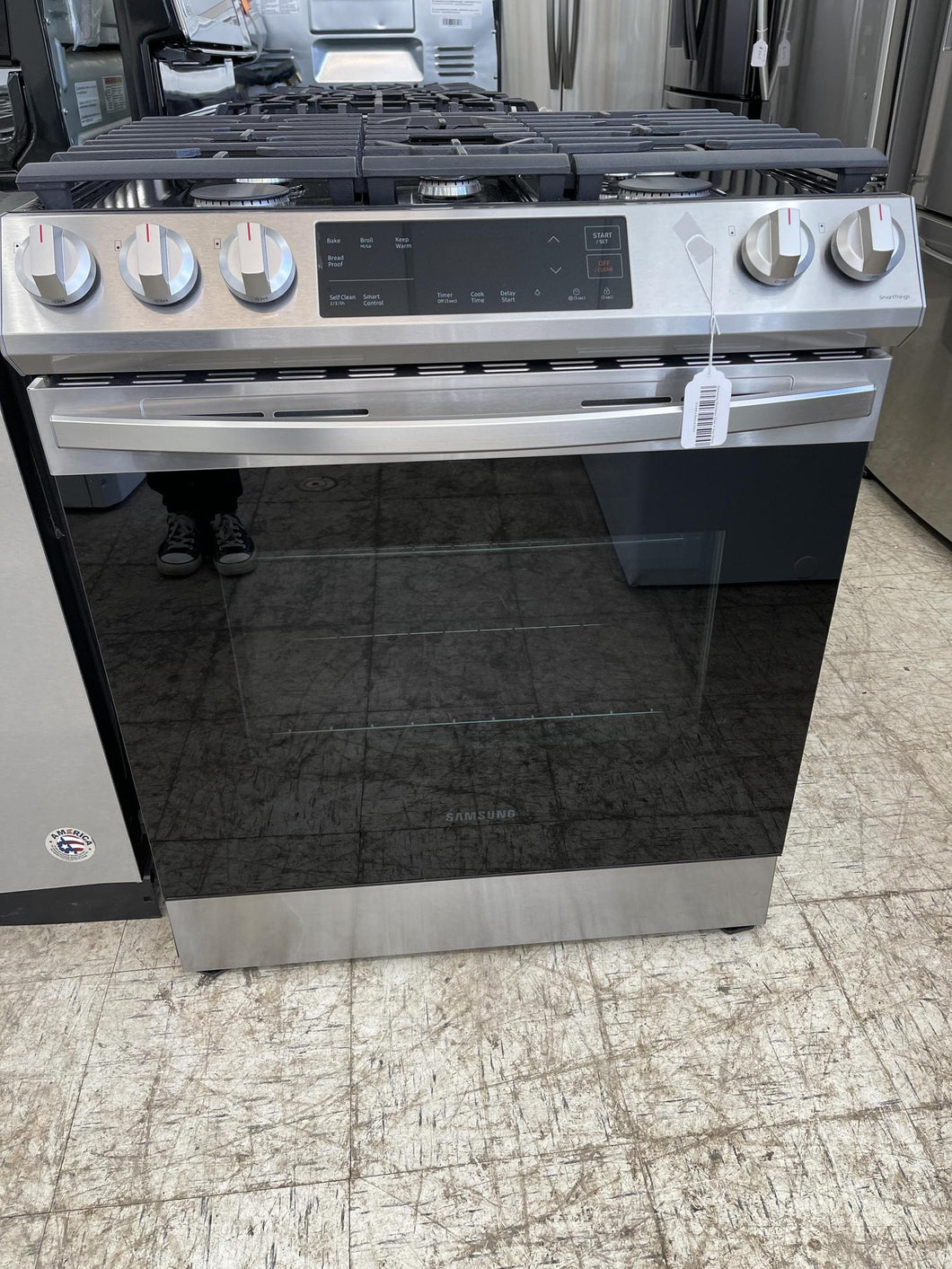 Samsung Stainless Slide in Gas Stove - 5200