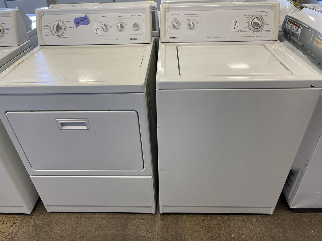 Kenmore Washer and Gas Dryer Set - 0975-6374