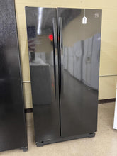 Load image into Gallery viewer, Kenmore Black Side by Side Refrigerator - 8733
