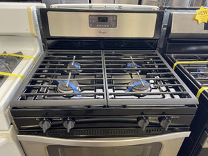 Whirlpool Stainless Gas Stove - 4555