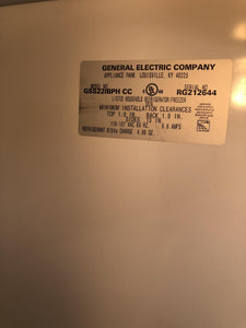 GE Side by Side Refrigerator - 1600