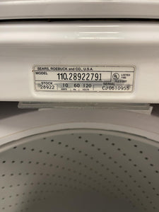 Kenmore Washer and Electric Dryer Set - 0070 - 1656