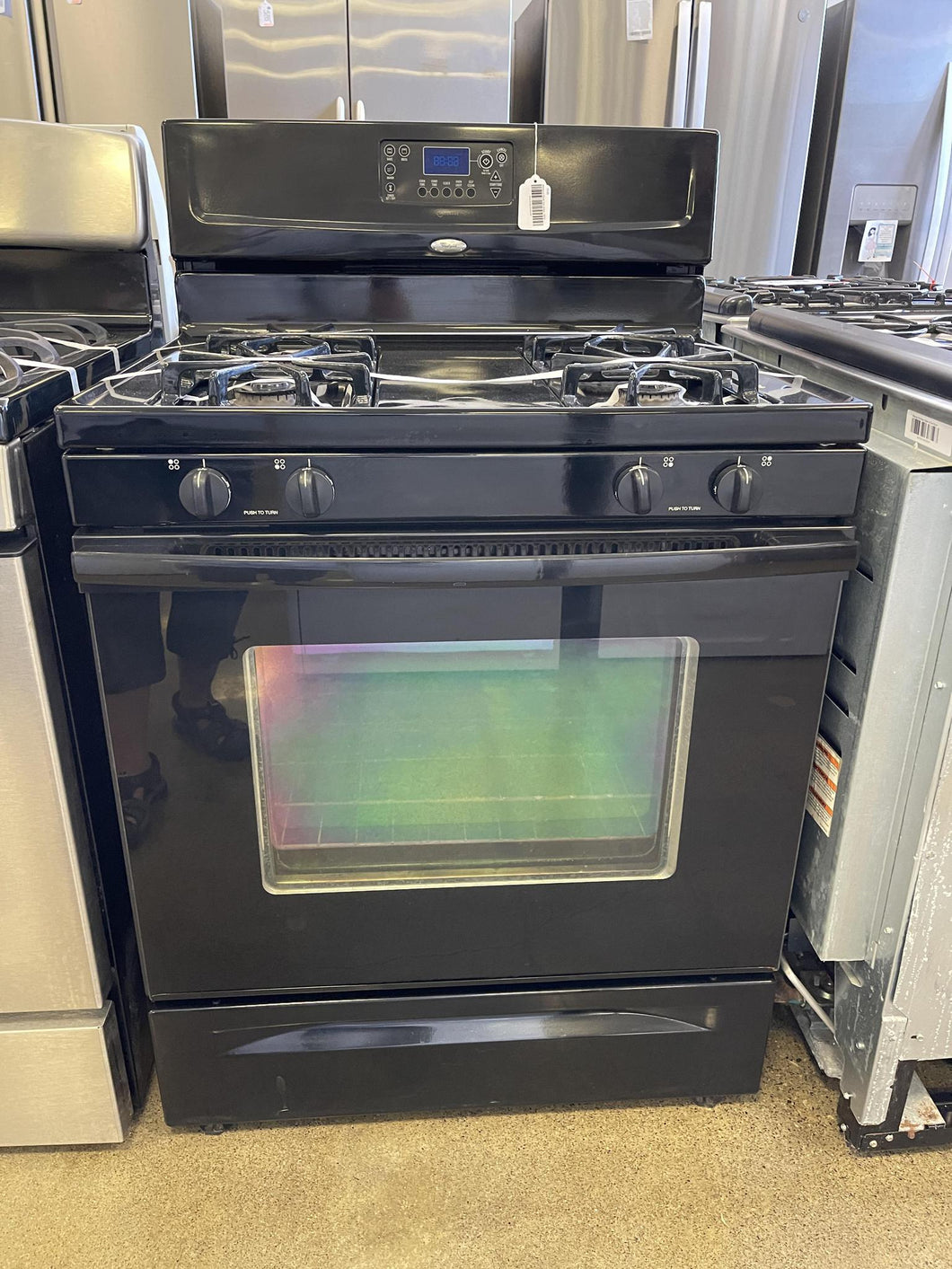 Whirlpool Black Gas Stove - 4409