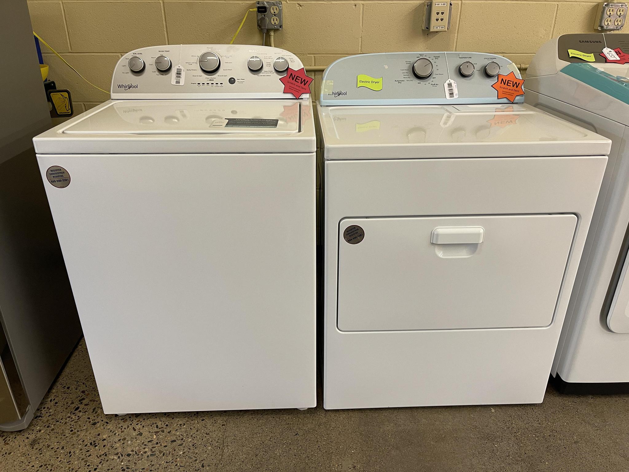 Whirlpool Washer and Electric Dryer Set - 8649 - 1519 – Shorties